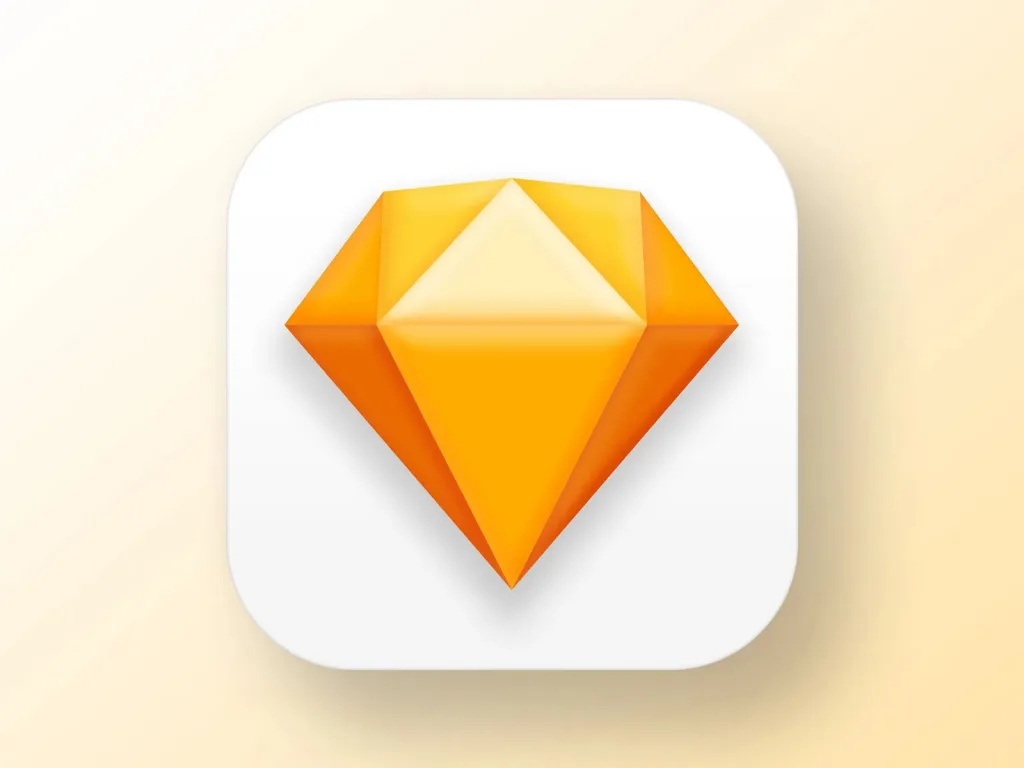 لوگو نرم افزار قدرتمند طراحی UI/UX - اسکچ (Sketch)